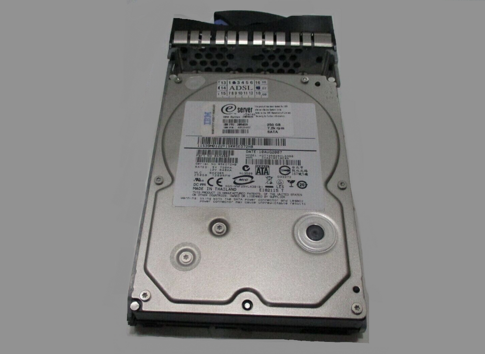 New IBM Hard Drive Disk 250GB 7.2K RPM SATA 3.5″ 39M4529 39M4526 42C0467