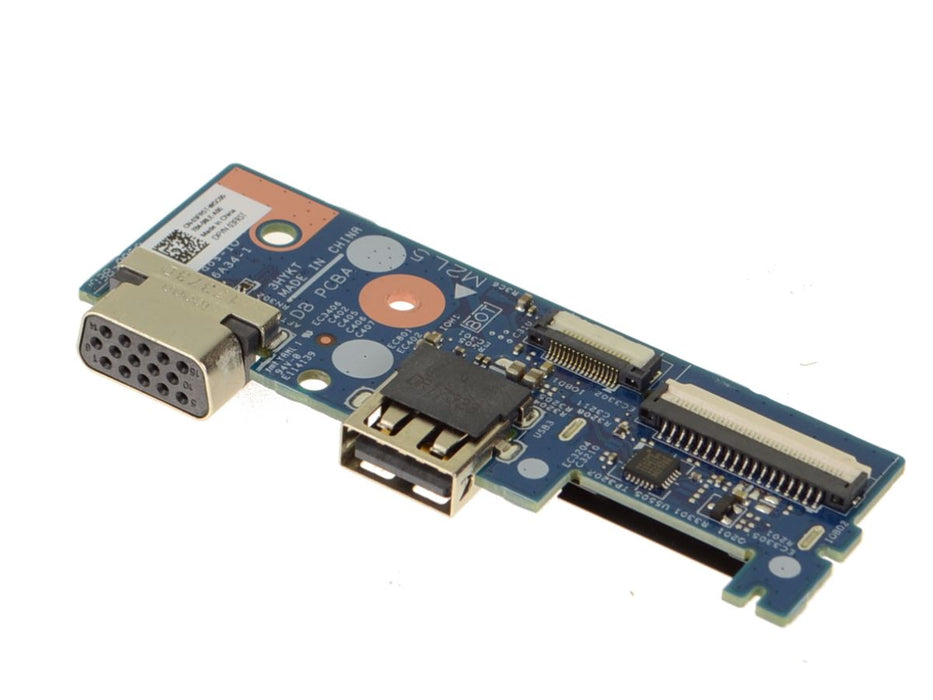 Dell OEM Latitude 3480 / 3580 USB / SD Card Reader / VGA IO Circuit Board - 3FR5T