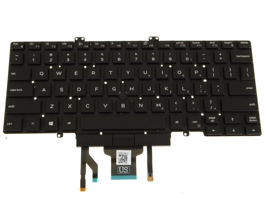 Dell OEM Latitude 5400 Backlit Laptop Keyboard - Dual Point - 3J9FC