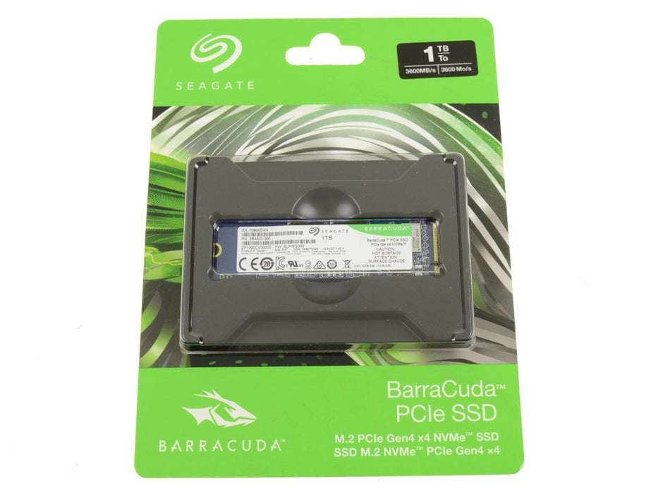 New Seagate Barracuda 1TB NVMe PCIE Gen4 SSD Hard Drive M.2 2280 Card 1TB
