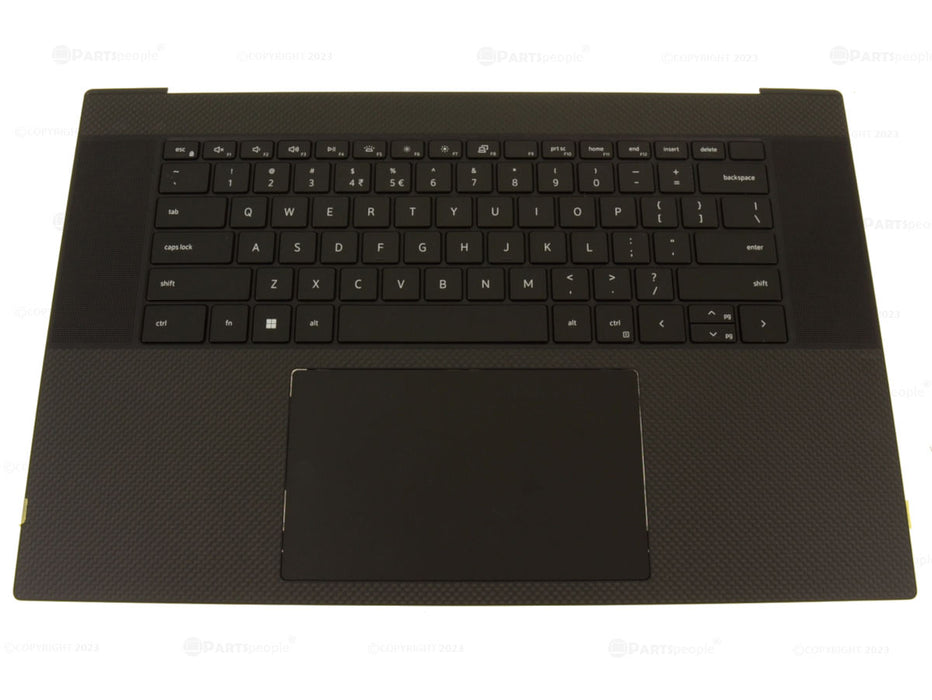 New US INTL Dell OEM XPS 9720 Touchpad Palmrest Keyboard Assembly 3RW0K 0FWJ2