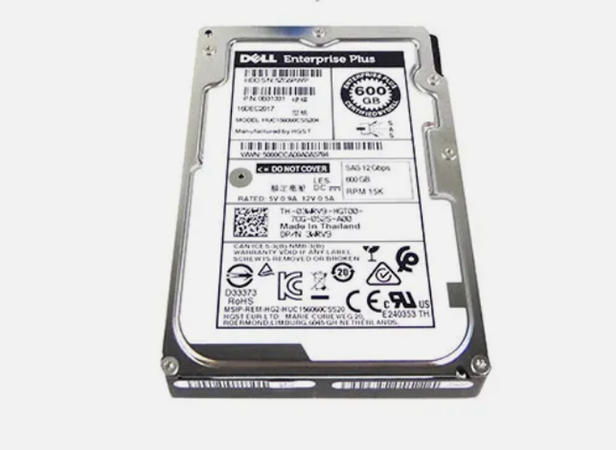 New DELL 600GB 15K 12G SAS 2.5 SFF HOT-SWAP EQUALLOGIC 3WRV9 G6C6C TC05P - LaptopParts.ca