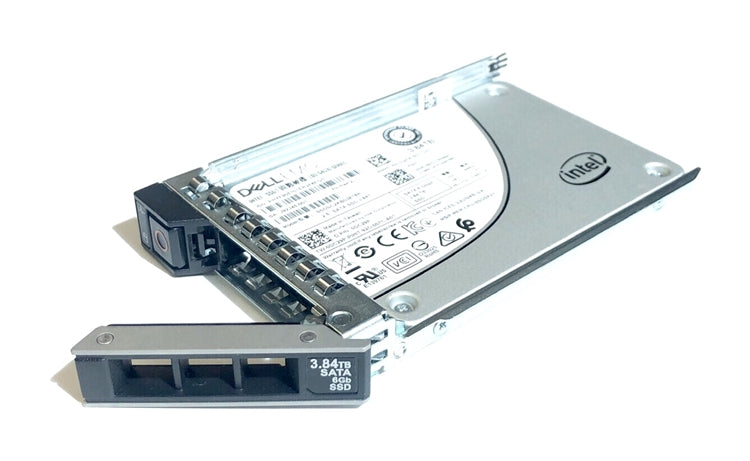 Dell 400-BJJQ 400-BDQI  7FWWK WNPN1 3.84TB 2.5in 6Gb/s RI SATA SSD Drive Kit With DXD9H Caddy - Refurbished