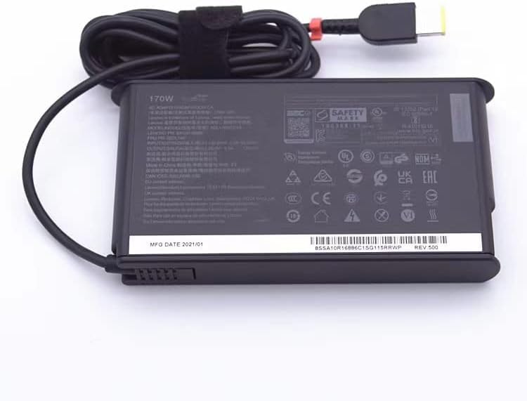 New Genuine Lenovo AC Adapter ADL170SDC3A 20V 8.5A 170W Square - Yellow Tip - LaptopParts.ca