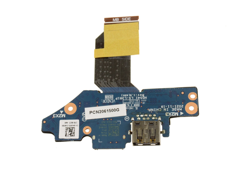 New Dell OEM Alienware x14 R1 Rear USB Ports IO Circuit Board Kit  Cable 9HMXC 41KP1