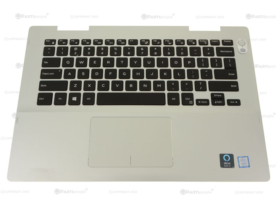 New Dell OEM Inspiron 5482 5485 5491 2-in-1 Backlit Keyboard Touchpad Palmrest Assembly 41KVJ