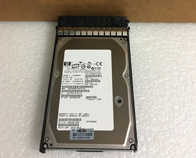 New HP 300GB 15K FC HARD DRIVE 454411-001 AG690A AG690B