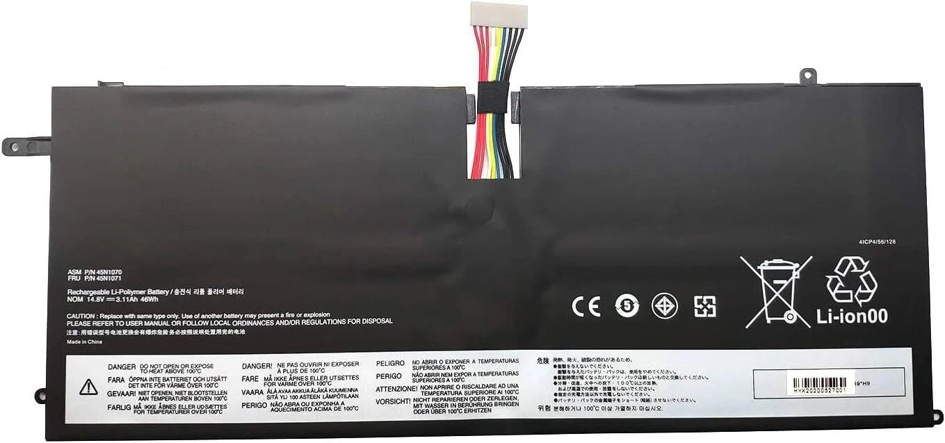 New Compatible Lenovo ThinkPad X1 Carbon 3443 3444 3446 3448 3460 3462 3463 45N1070 45N1071 Battery 46Wh