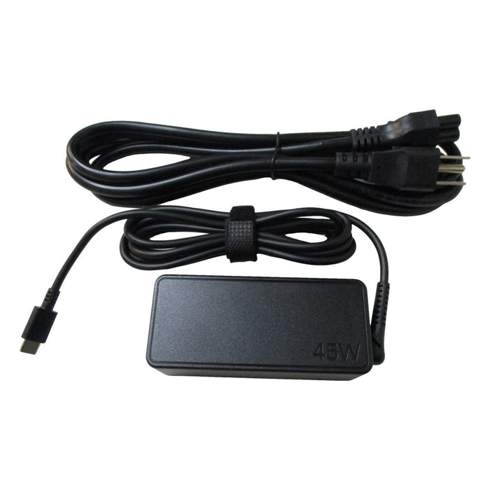 New 45W USB-C Laptop Replacement Ac Adapter Charger w/ Power Cord