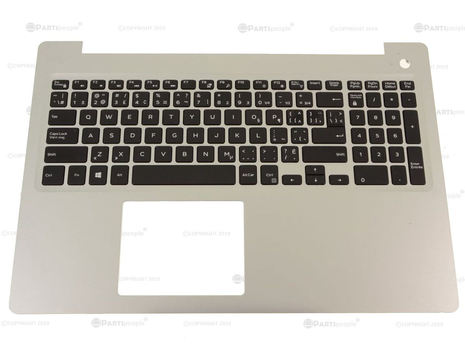 New French Eng Dell OEM Inspiron 5570 5575 Palmrest Keyboard Assembly FR-ENG 47F96 MR2KH