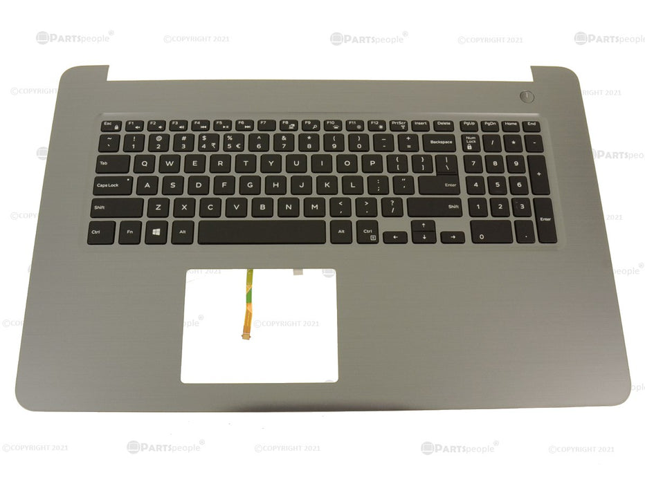 Refurbished US Intl Dell OEM Inspiron 5767 5765 Palmrest Keyboard Assembly Backlit 494VV 4CFRC