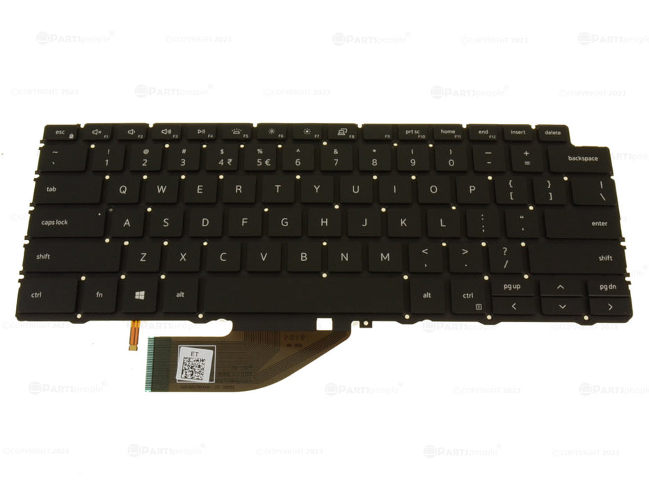 New US INTL Dell OEM XPS 7390 9310 2-in-1 Backlit Keyboard 49R37 DHJD2