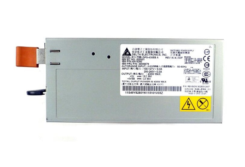 New Delta IBM X3200 DPS-430EB A 430W Server Power Supply PSU 49Y8280 46M6679