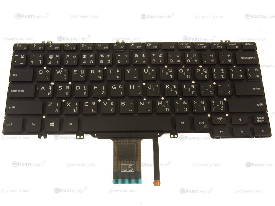 Refurbished Thailand Dell OEM Latitude 5300 2-in-1 7300 Laptop Keyboard Backlit 4C21R