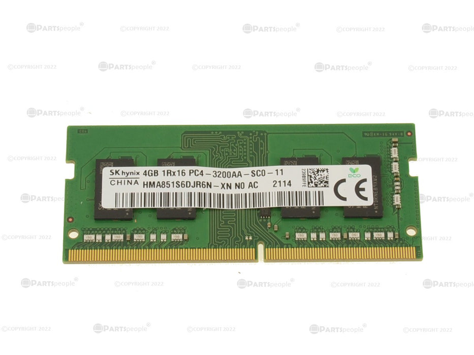 DDR4 4GB 3200Mhz PC4-25600 SODimm Laptop RAM Memory Stick - 4GB w/ 1 Year Warranty