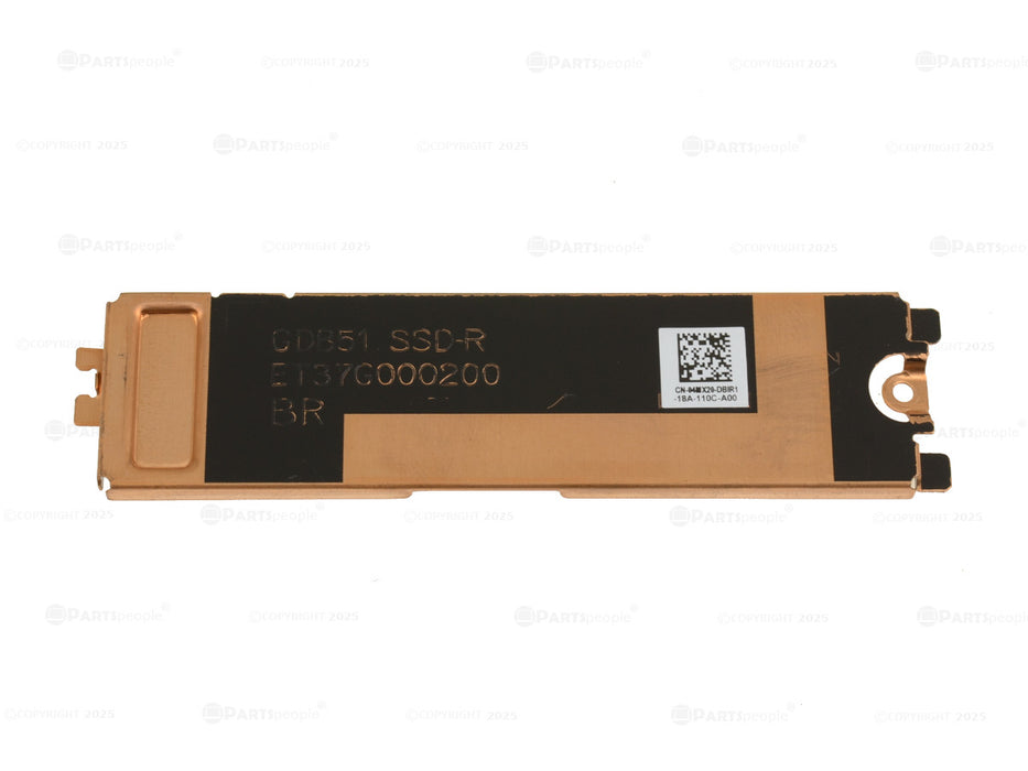 Refurbished Dell OEM XPS 9510 9520 9530 Precision 5570 5560 Support Mount Bracket Thermal Heatsink for Primary M.2 2280 SSD 2280 ONLY Secondary