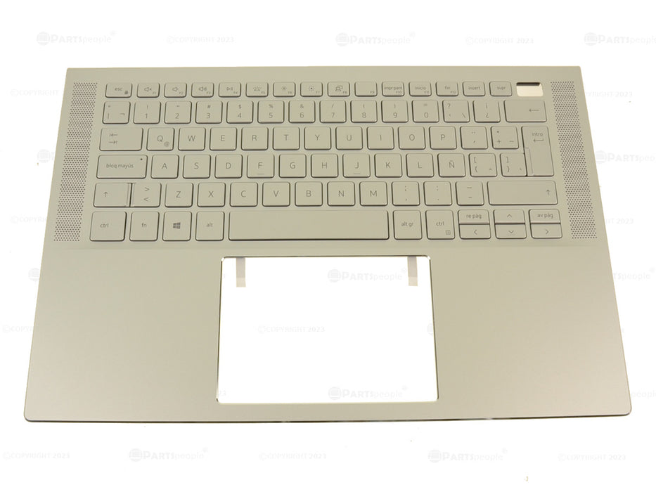 New SPANISH Dell OEM Inspiron 7400 Backlit Keyboard Palmrest Assembly for 4-cell 4C 4PWCC
