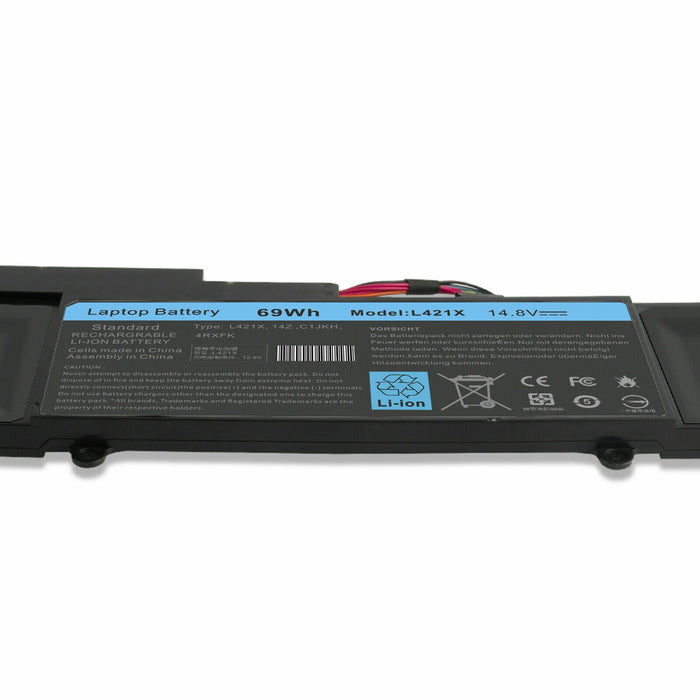 New Compatible Battery Dell XPS 4RXFK C1JKH FFK56 Battery 69WH - LaptopParts.ca