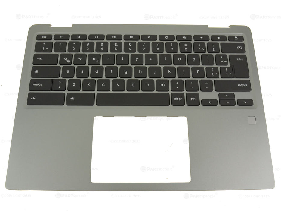 New SPANISH Dell OEM Latitude 5430 Chromebook 2-in-1 Keyboard Palmrest Assembly  Fingerprint Reader 505YV