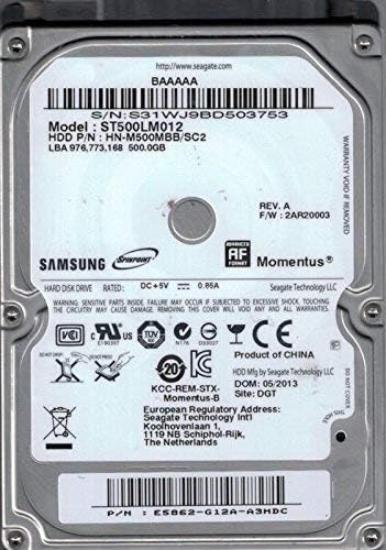 New SAMSUNG PS4 XBOX 500GB 5.4K 6G 8MB 2.5in SATA Drive ST500LM012