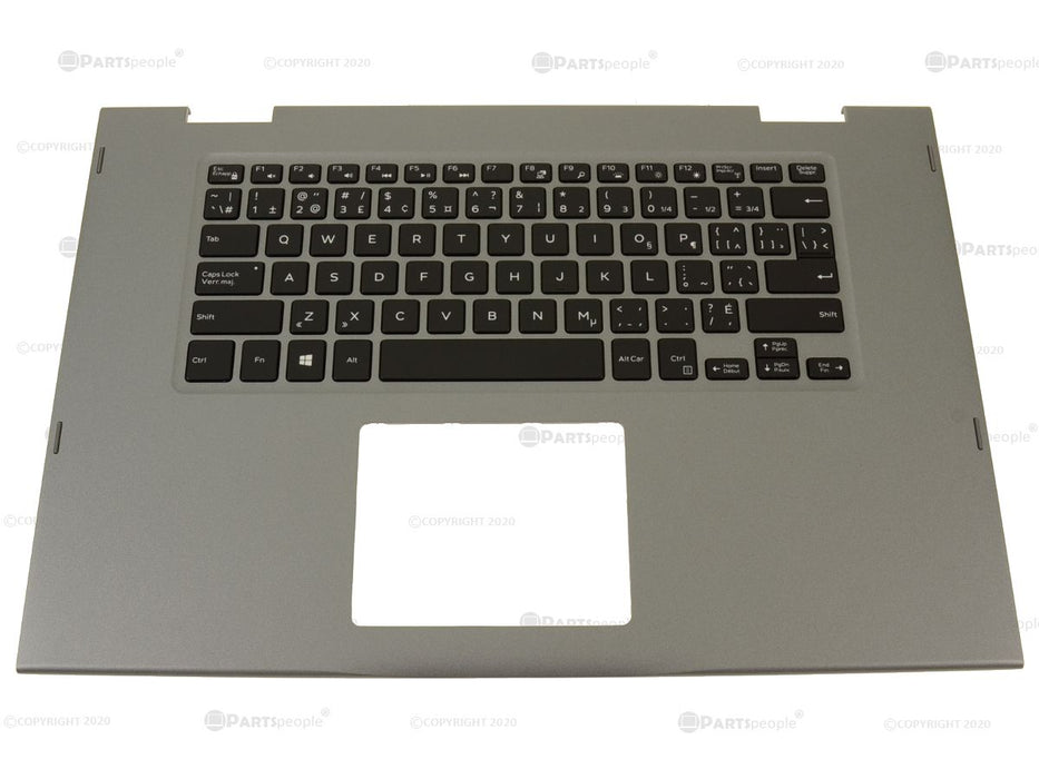 New French English  Dell OEM Inspiron 5568 5578 Palmrest French English Backlit Keyboard Assembly 0HTJC 51DKT