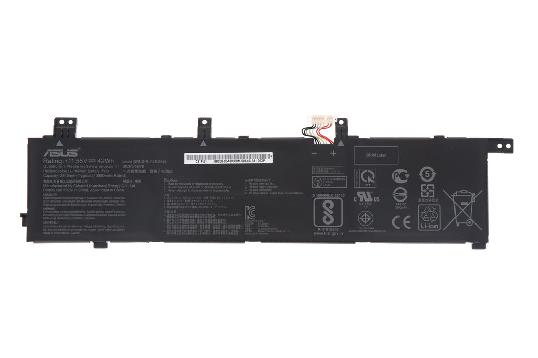 New Genuine Asus VivoBook 0B200-03430000 C31N1843 Battery 42WH