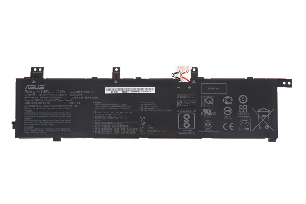 New Genuine Asus VivoBook S14 S432FA S432FL Battery 42WH
