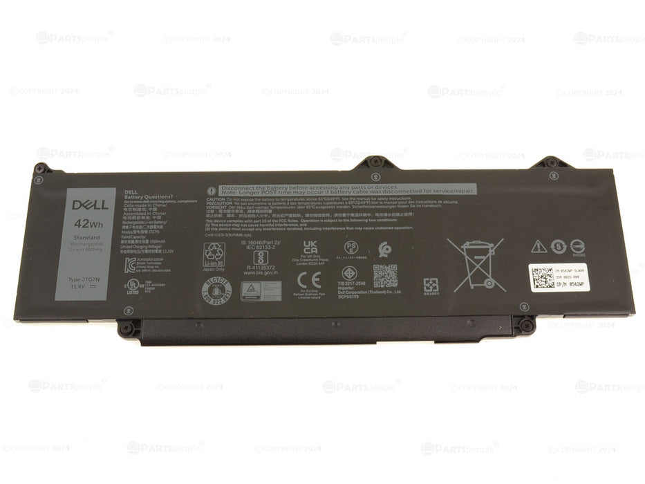 Nouvelle batterie d'ordinateur portable Dell OEM d'origine 3 cellules 42 Wh JTG7N pour Latitude 5440 3540 5540 5340 3440 Precision 3480 3580
