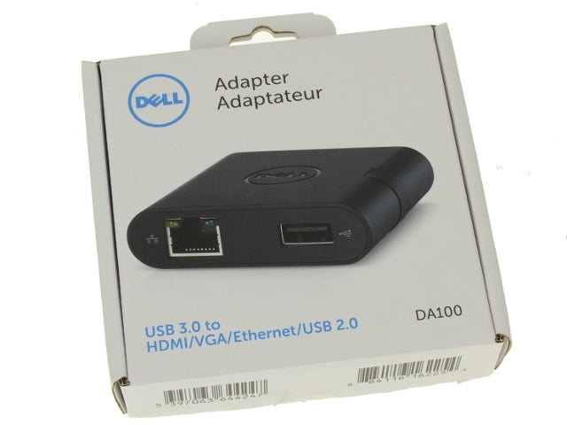 New Dell OEM DA100 USB 3.0 to HDMI VGA Ethernet  USB 2.0 Adapter Module 54DNX