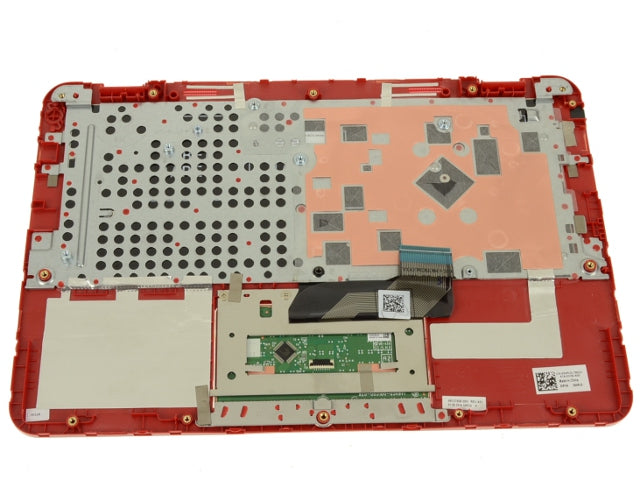 Red - Dell OEM Inspiron 11 (3162 / 3164) Palmrest Touchpad Keyboard Assembly - 54RJ3