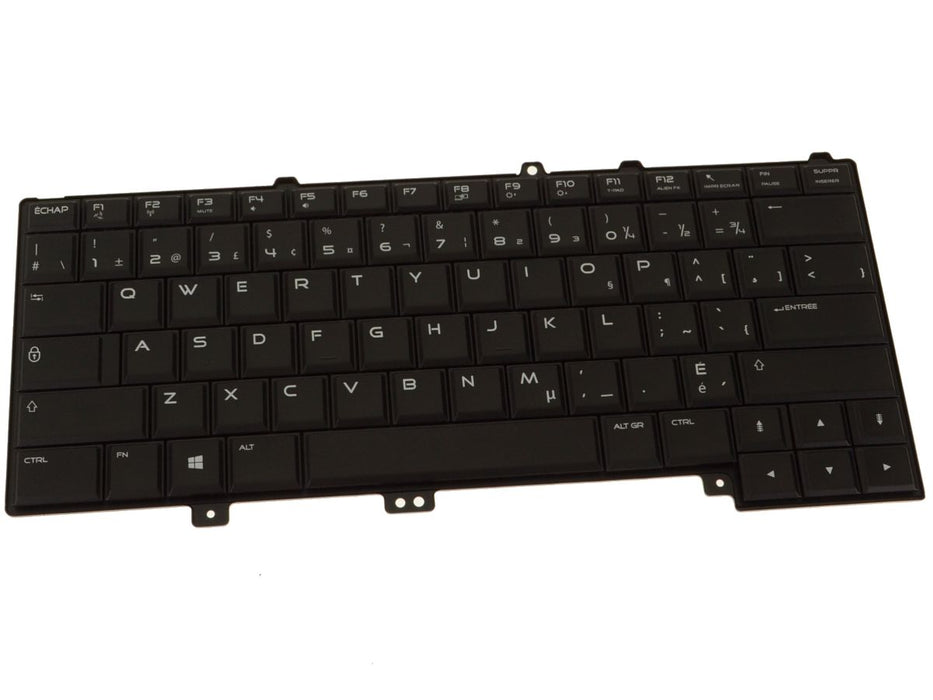 Refurbished French Canadian OEM Alienware 13 OEM Alienware 15 R1 R2 Backlit Laptop Keyboard Assembly 54YTN