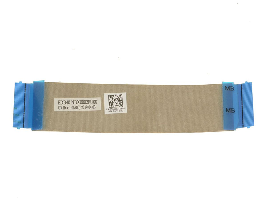 Used Dell OEM Chromebook 3400 40-pin Ribbon Cable for Right Side USB IO Board 40 Pin Cable Only 5613X