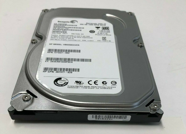 New HP 250GB 7.2K SATA 3Gb/s 3.5″ Hard Drive 571517-001 571227-002 571232-B21