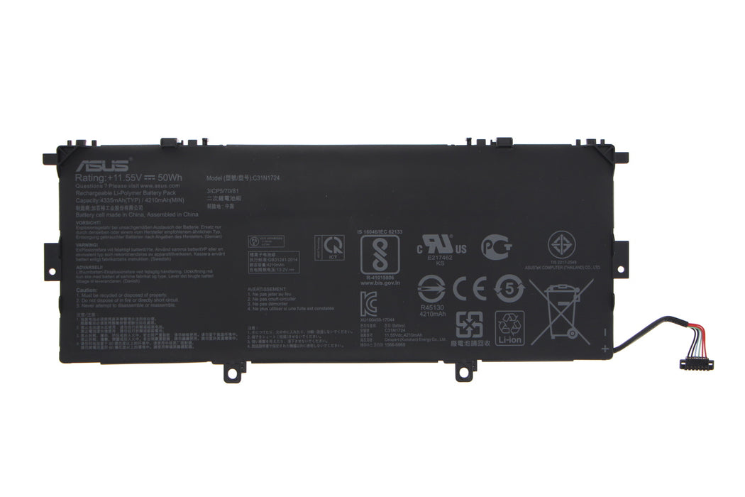 New Genuine Asus ZenBook 13 UX331U UX331FA UX331FAL UX331UAL Battery 50WH