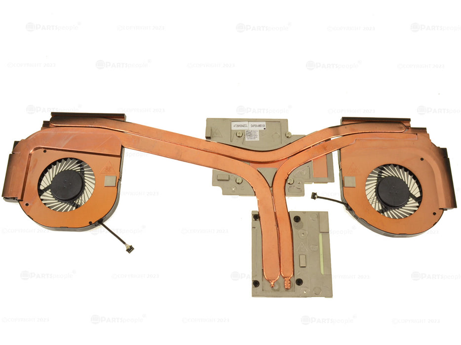New Dell OEM Precision 7730 CPU Graphics Heatsink Fan Assembly for AMD Radeon Pro WX 4150 Graphics 59N74