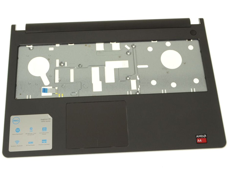 New Gray Dell OEM Inspiron 5558 5559 5555 Palmrest Touchpad Assembly  White Trim 59V4Y