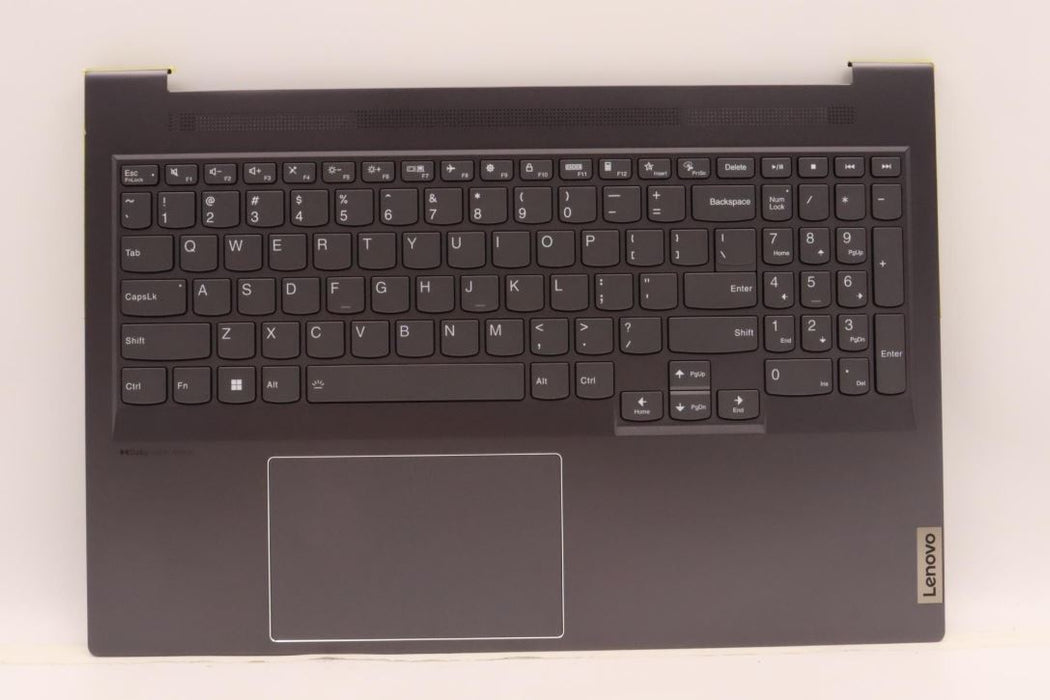 New Lenovo Slim 7 16IAH7 Grey US English Backlit Keyboard Upper Case Palmrest 5CB1J37697 5CB1J38238