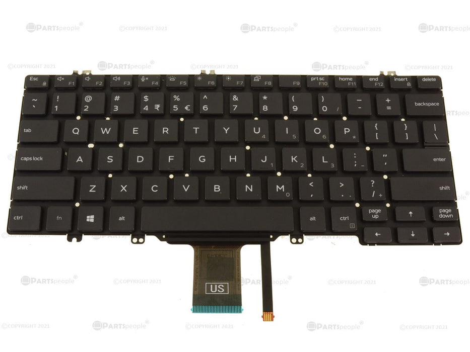 Refurbished US INTL Dell OEM Latitude 7300 5300 2-in-1 Laptop Keyboard  Backlight 5CDK4