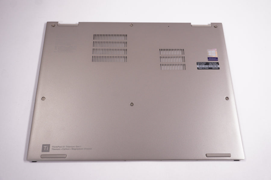 New Lenovo Thinkpad X1 Gen1 Titanium Bottom Case Gray 5M10V75643 - LaptopParts.ca