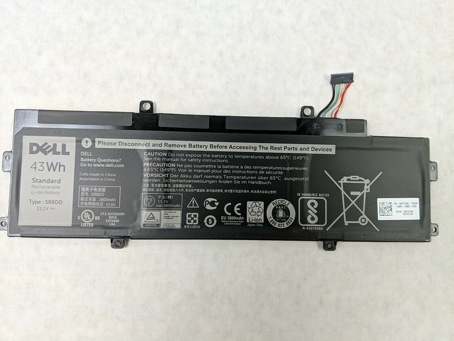 USED Dell Chromebook 11 3120 P22T Battery 43WH 5R9DD KTCCN XKPD0