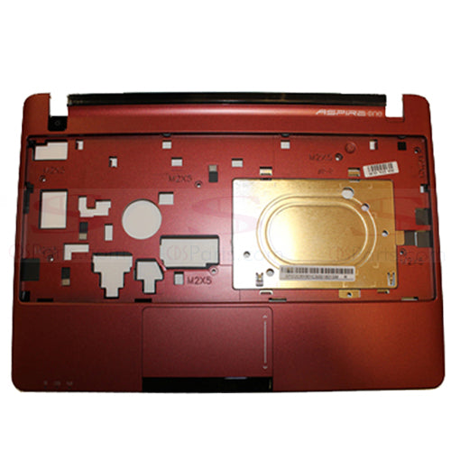 New Acer Aspire One 722 Red Upper Case Palmrest & Touchpad 60.SG302.002 - LaptopParts.ca