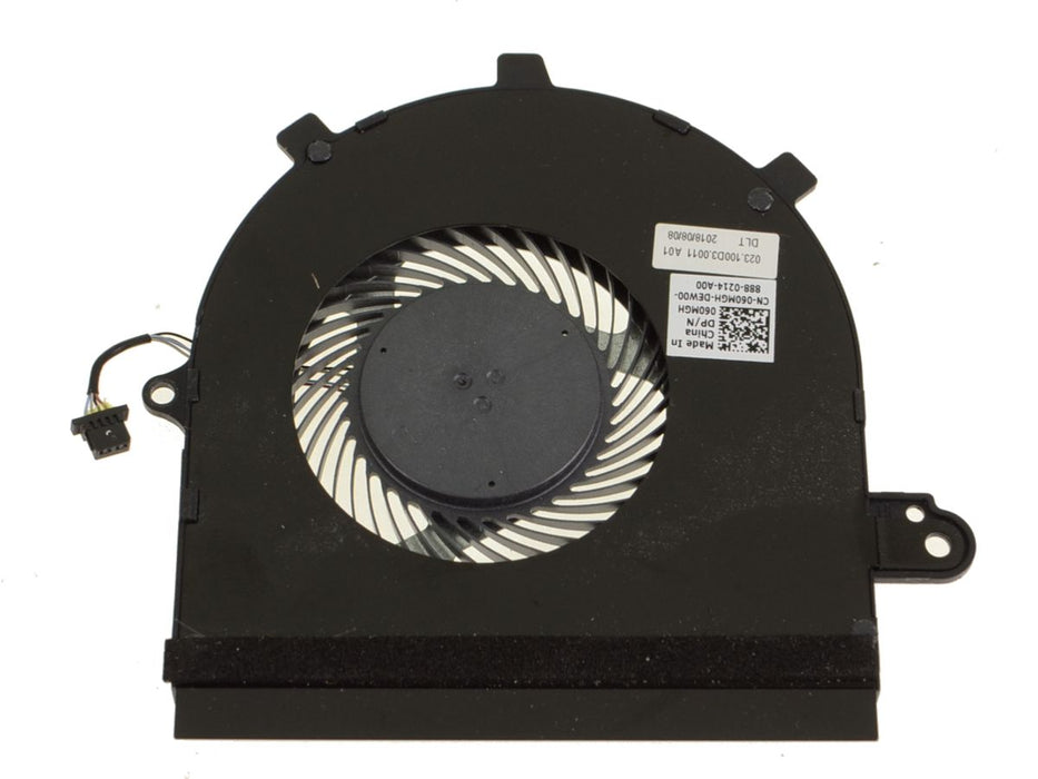 Used Dell OEM Inspiron 7586 2-in-1 CPU Cooling Fan 60MGH