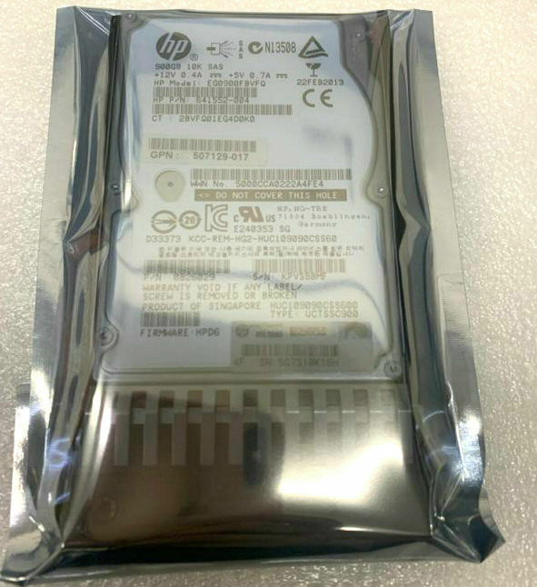 New HP Gen6 Gen 7 G6 G7 900GB 10K 6Gb DP 10K 2.5 SAS HDD 619463-001 619291-B21