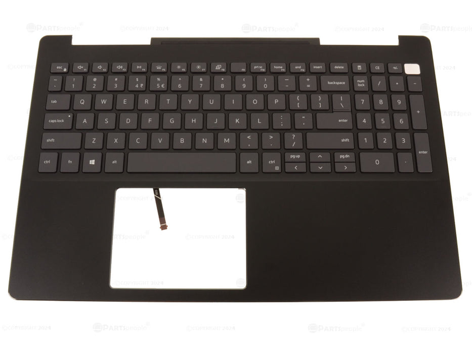 New US INTL Dell OEM Vostro 15 7590 Palmrest Backlit Keyboard Assembly WNTTJ 621TP