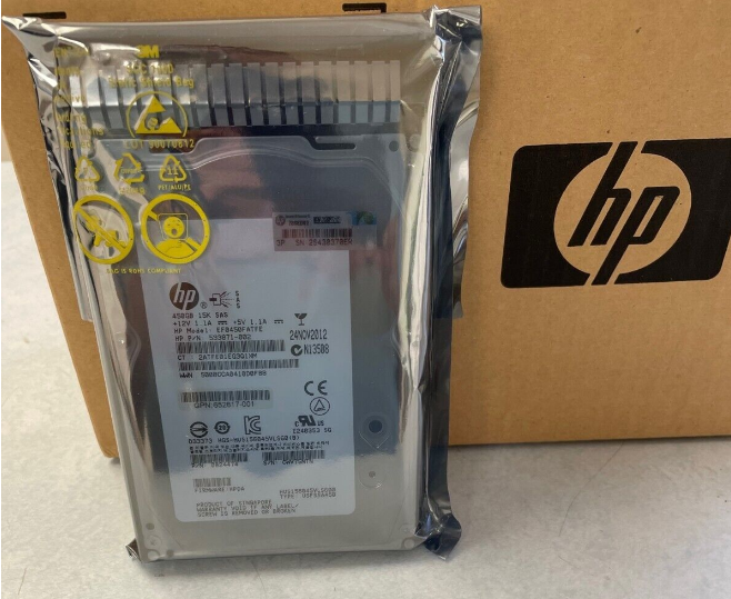 New HP Hard Drive 450GB Internal 15K RPM 3.5 SAS SC 2.5" 653951-001 652615-B21