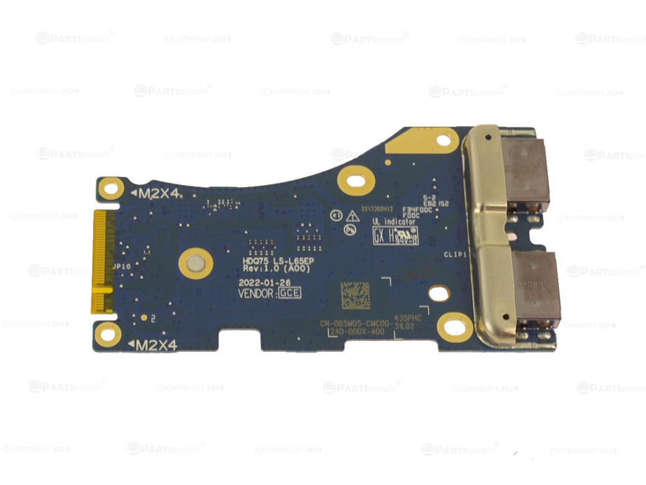 New OEM Alienware m17 R5 AMD USB Ports IO Circuit Board HD Cam Nvidia RTX 3060 and up Right Side 65MD5