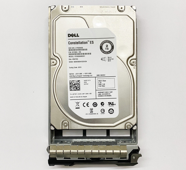 New Dell ST2000NM0001 2TB 7.2K RPM 6Gb/s 3.5″ SAS Hard Drive W/Caddy 67TMT 067TMT