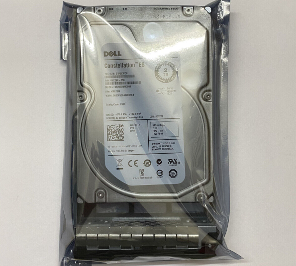 New Dell ST2000NM0001 2TB 7.2K RPM 6Gb/s 3.5″ SAS Hard Drive W/Caddy 67TMT 067TMT