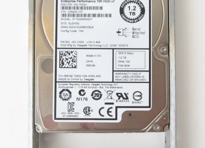 New Dell EqualLogic PS4210 PS6100 PS6110 PS6210 1.2TB 10K SAS 2.5″ Hard Drive 68V42 068V42 - LaptopParts.ca