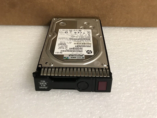 New HP 4TB 7.2K 6G 3.5″ MDL SATA SC HARD DRIVE 693720-001 693687-B21